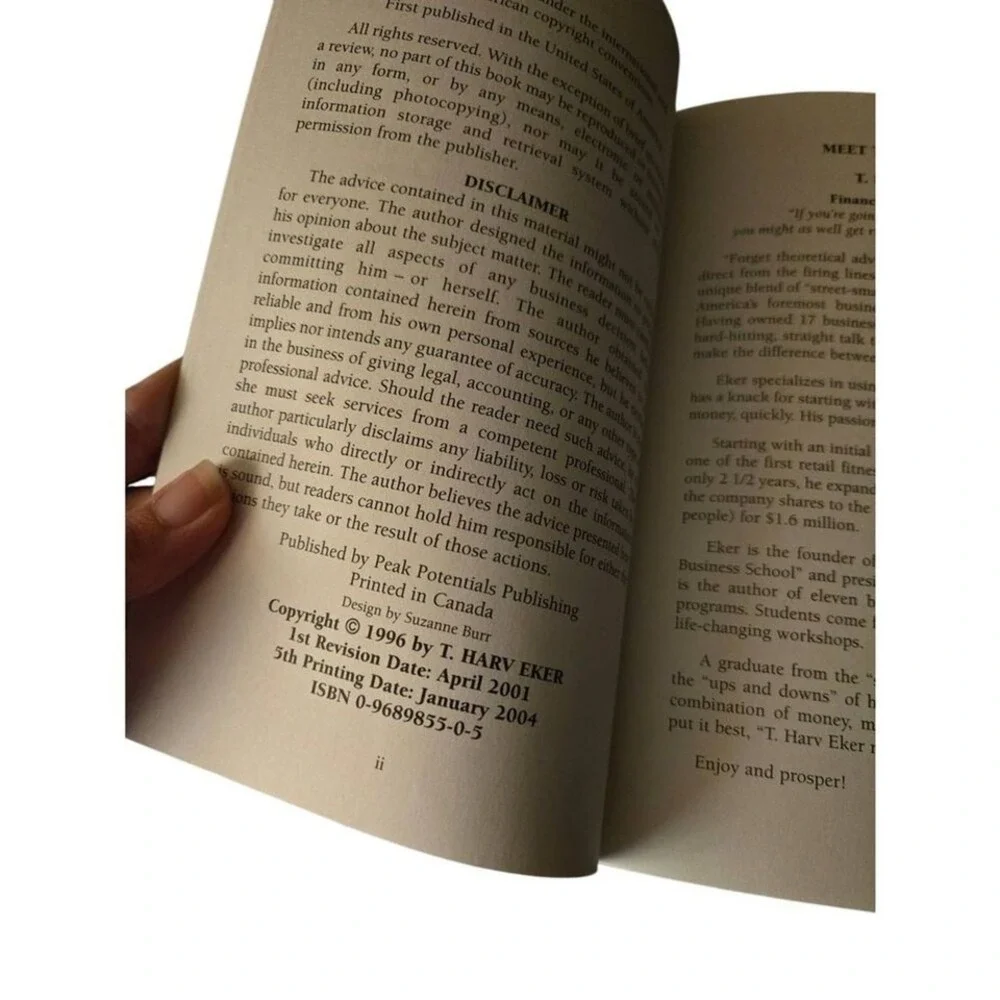 Speedwealth Book T. Harv Eker How‎ to make a million in 3 years/ Business New